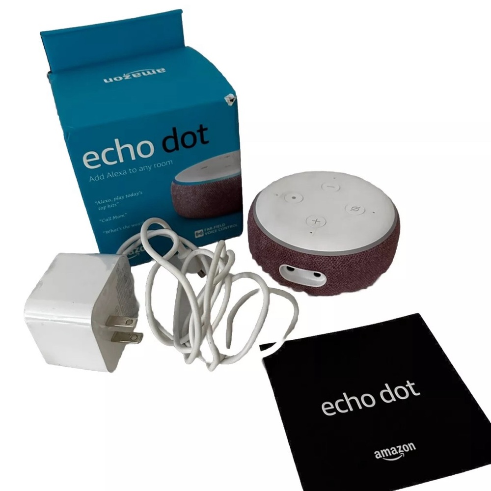 Amazon Echo Dot 3rd Generation Plum Smart Speaker with Alexa Voice B07W95GZNH